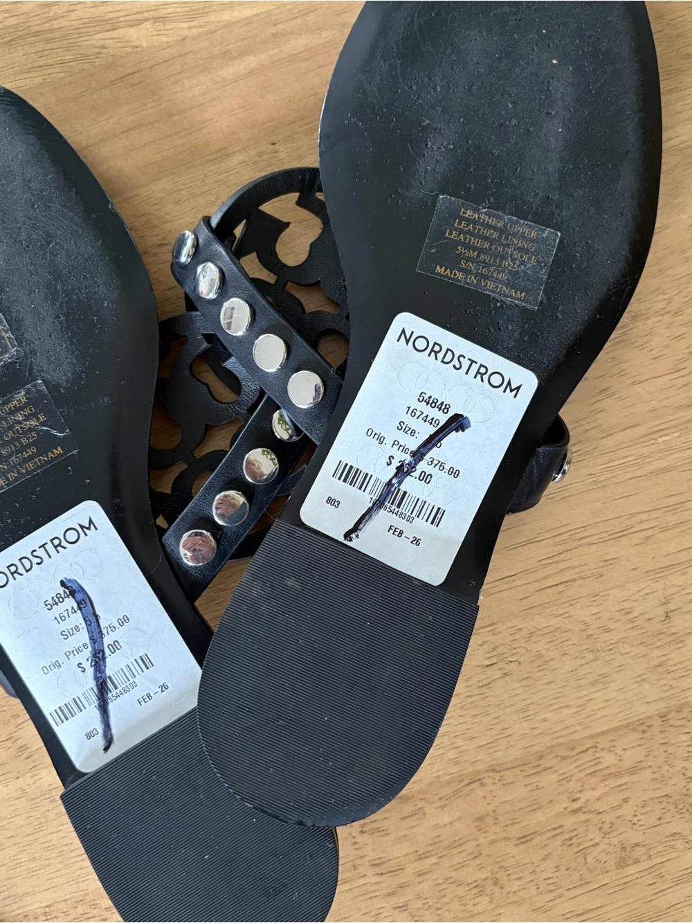 NEW Tory Burch Miller Stud Thong Sandals 5.5 - Picture 7 of 7